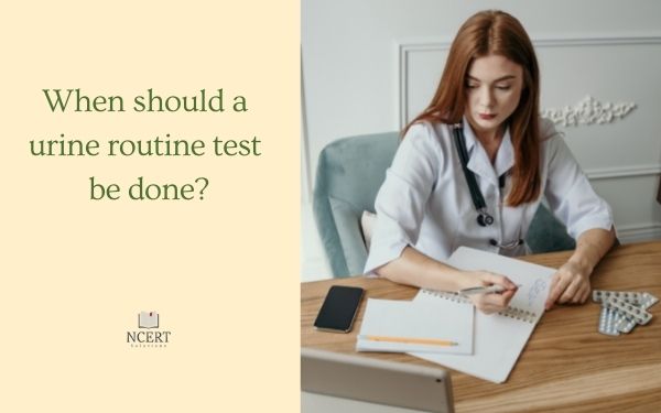 When should a urine routine test be done?