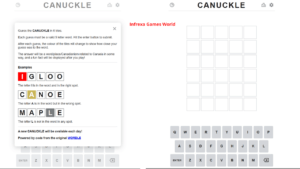 Canuckle: Play Canuckle unlimited now | Top online Games - Canuckle unblocked daily answers - Canuckle word game