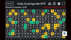 Duotrigordle game