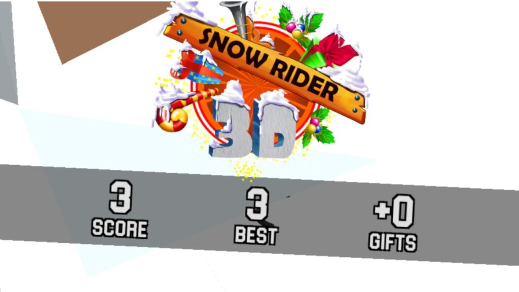 Snow rider 3d game online