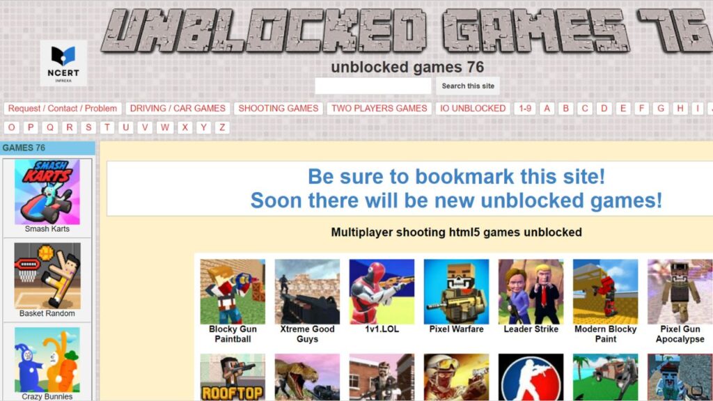 Unblocked games 76 - NCERT Infrexa