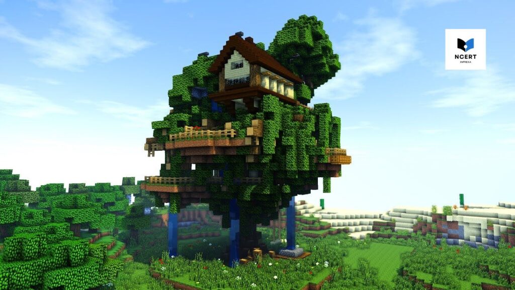A Huge Treehouse - Minecraft build ideas