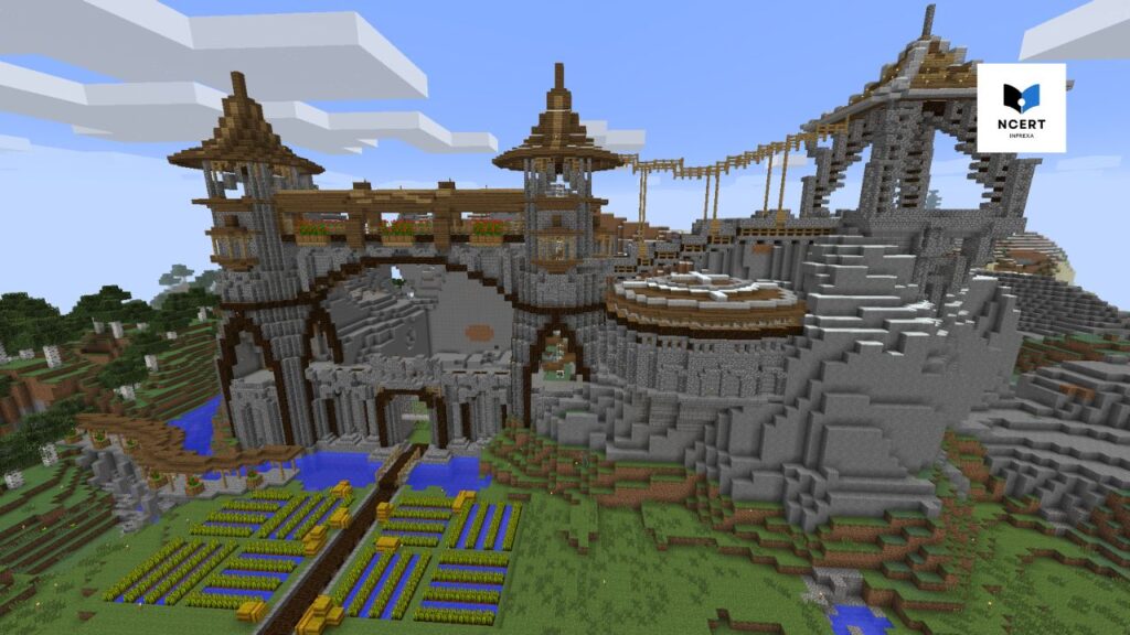 Mountain Fortress - Minecraft build ideas
