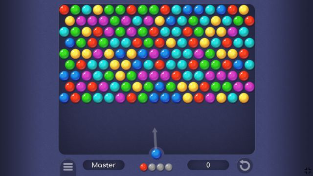 In Game Screenshot Showing Launcher in Bubble Shooter HD 