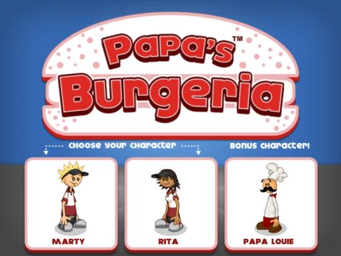 Papa’s Burgeria Character
