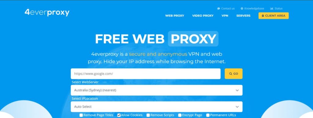 4everproxy Home Page