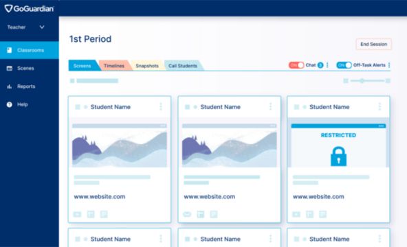  GoGuardian's Classroom Management Feature