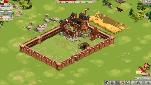 Goodgame Empire: Gameplay - Expanding castle walls