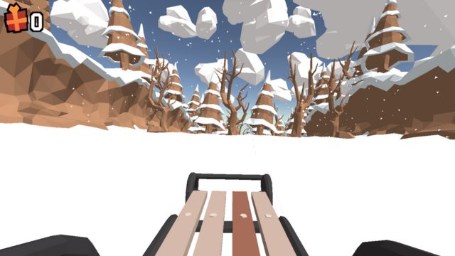Snow Rider 3D in game Screenshot