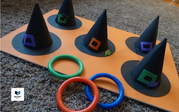 Witch Hat Ring Toss - Halloween games