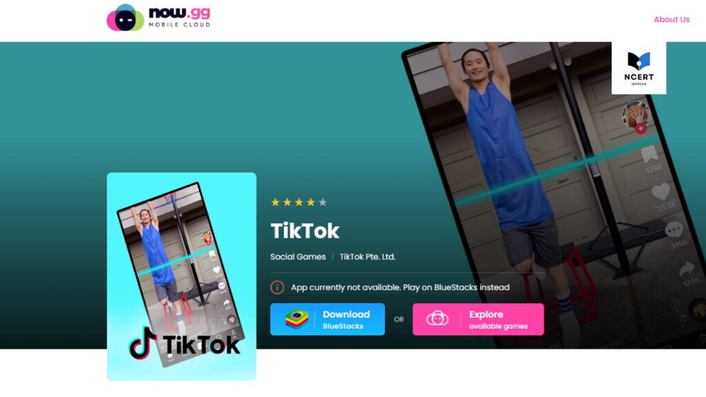 Get Tiktok unblocked on now.gg