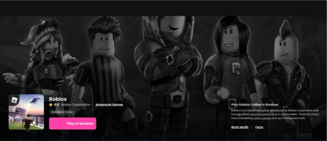 Roblox on now.gg
