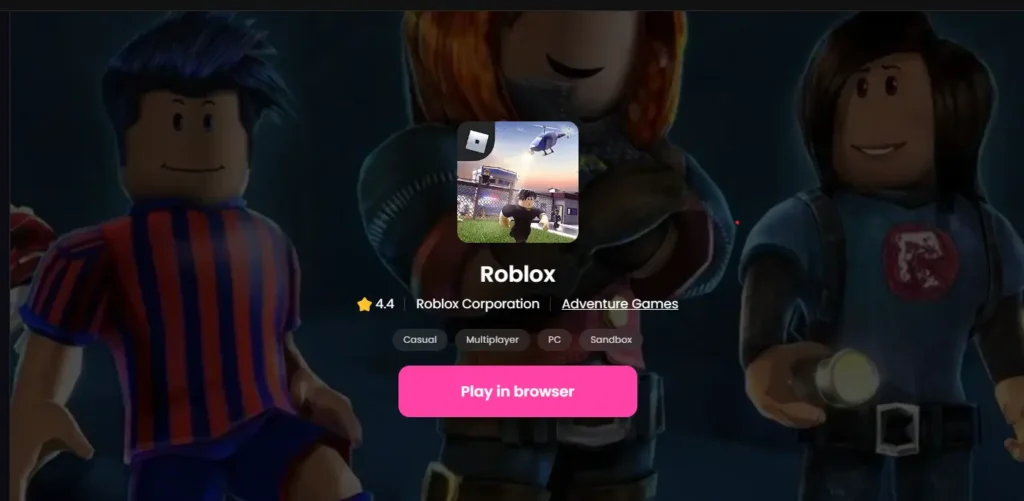 Play Roblox Unblocked in Browser - Infrexa