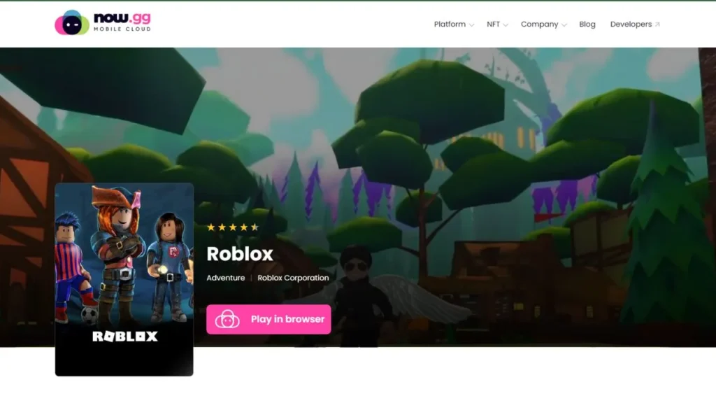 How to play Roblox (Unblocked)? Now.gg and Web Technologies