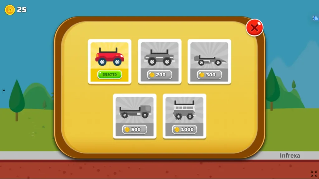 Car available in Eggy Car Game