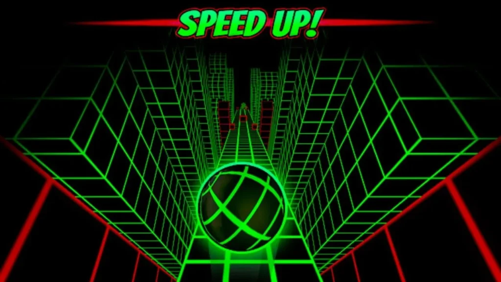 Image: Screenshot showing Red Blocks in the middle and Walls on the sides