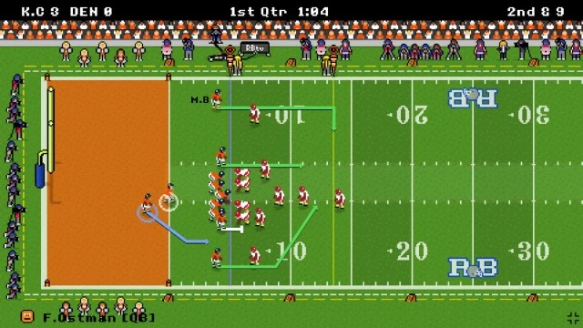 gameplay – scoring a touchdown